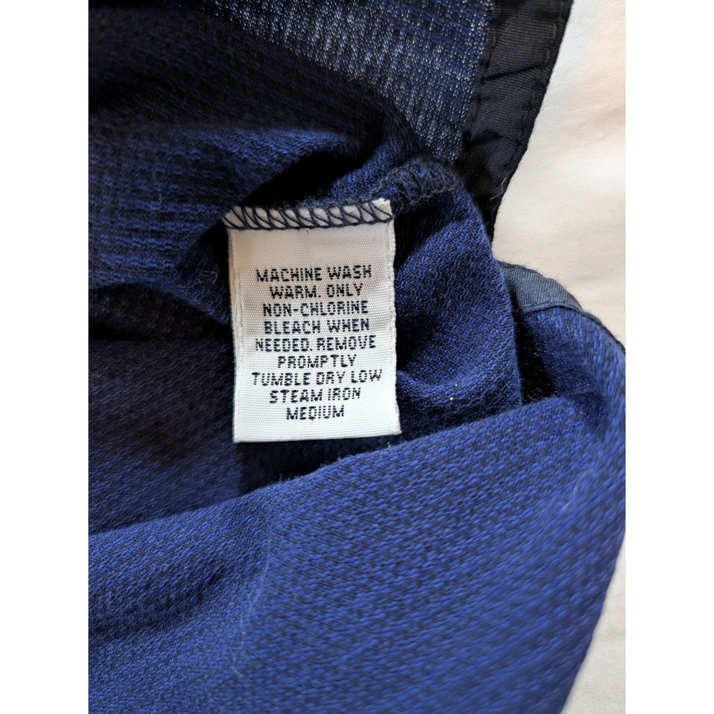 POLO GOLF Ralph Lauren Men XL Blue Pima Cotton Short Sleeve Polo Shirt Micro Chk - Picture 7 of 8